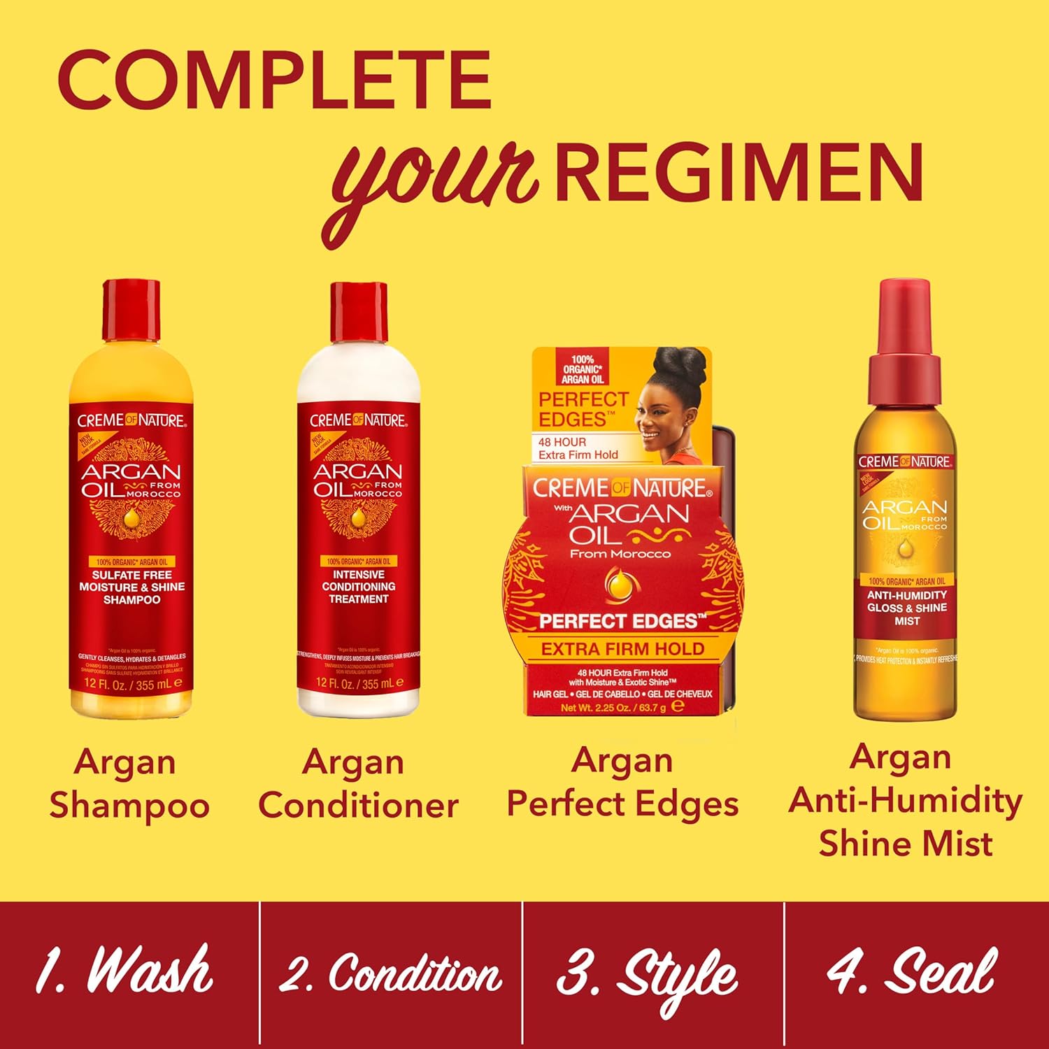 Creme of Nature® Argan Oil From Morocco Perfect Edges™ Extra Firm Hold