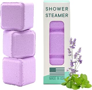 Latika Aromatherapy Shower Steamers - Relax & Focus Pack with Lavender Peppermint Essential Oils - Stress and Anxiety Relief Tablets - Shower Essentials for Women and Men - Relaxing Aromatherapy Gifts