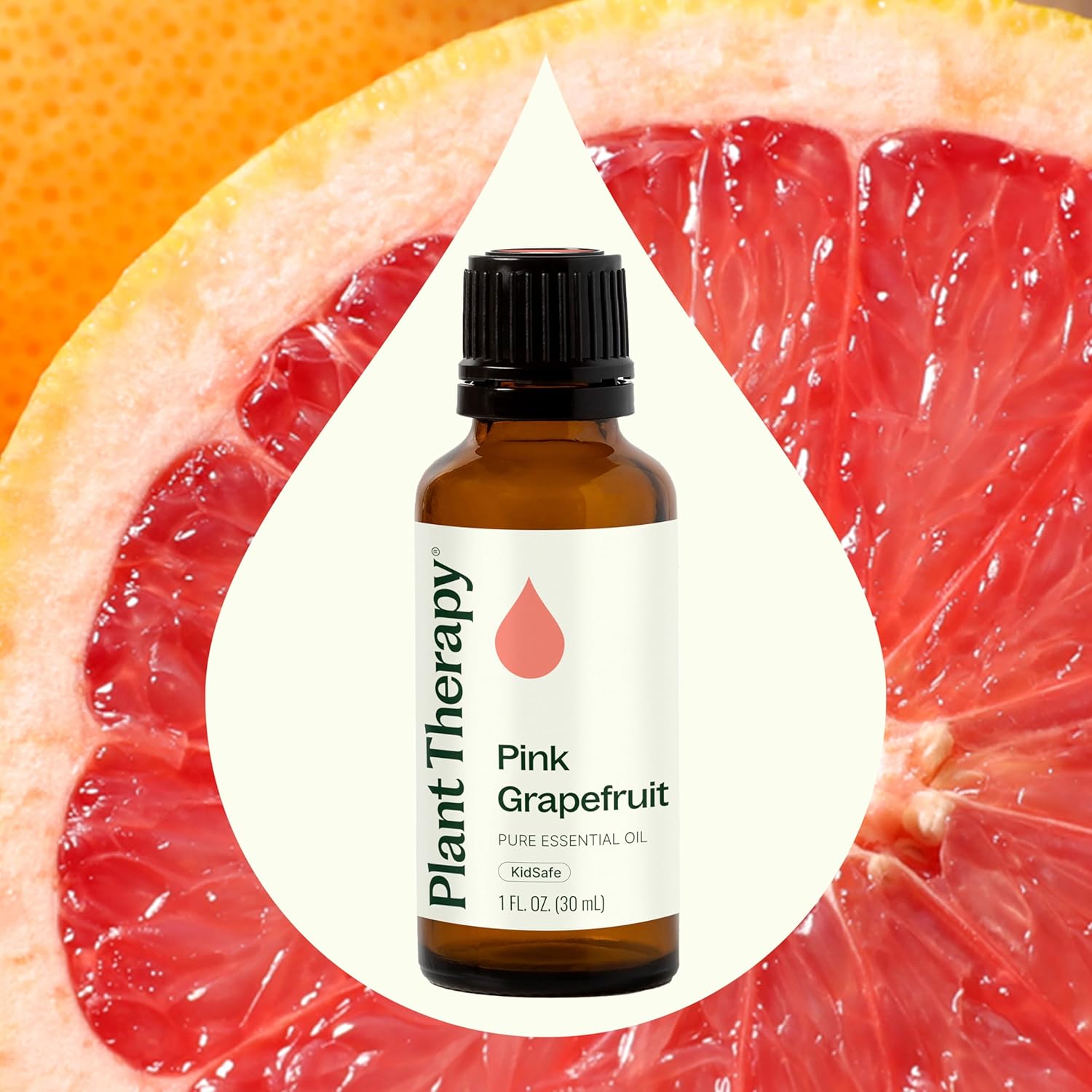 Plant Therapy Pink Grapefruit Essential Oil Pink 30 mL (1 oz), 100% Pure, Undiluted for Aromatherapy, Skin, Hair & Home