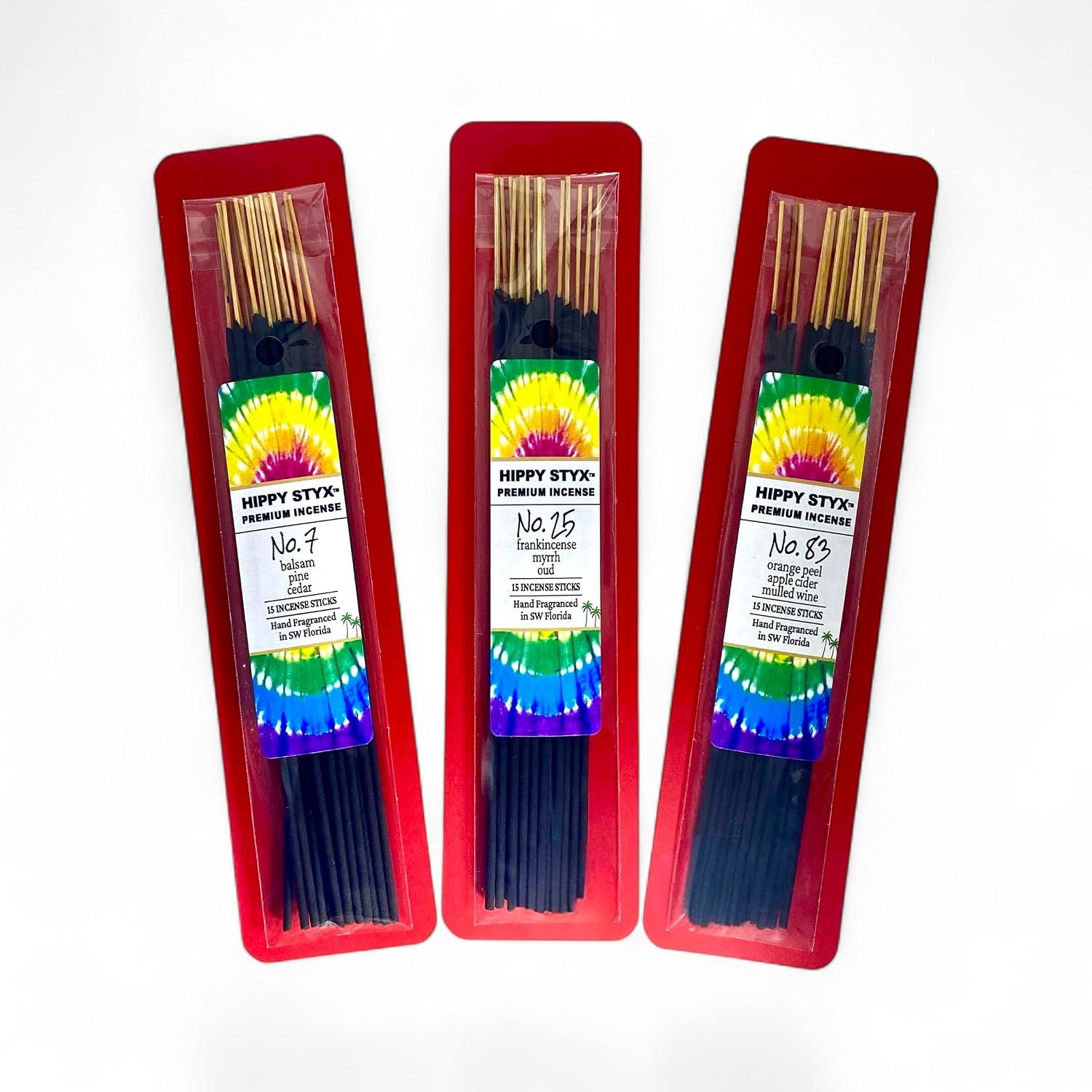 Florida’s Best Incense Sticks – Holiday Collection | Hand-Dipped & Cured in USA | Premium, Long-Lasting Fragrance for Relaxation, Focus & Elevated Workspaces