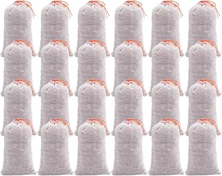 24 Pack Cedar Sachets Bags, 3.1 x 4.3 Inch Red Cedar Chips Sachets for Shoes and Clothes Storage, Fresh Scent Wood Shavings Home Fragrance Sachet for Closets and Drawers