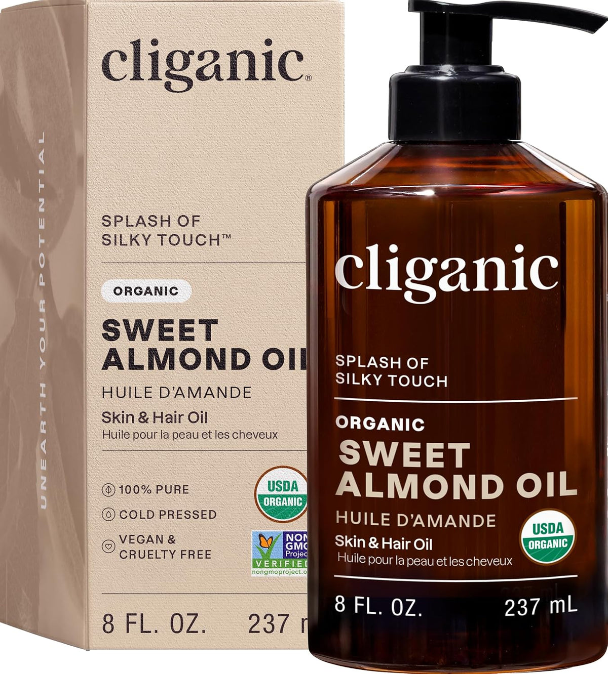 Cliganic Organic Sweet Almond Oil