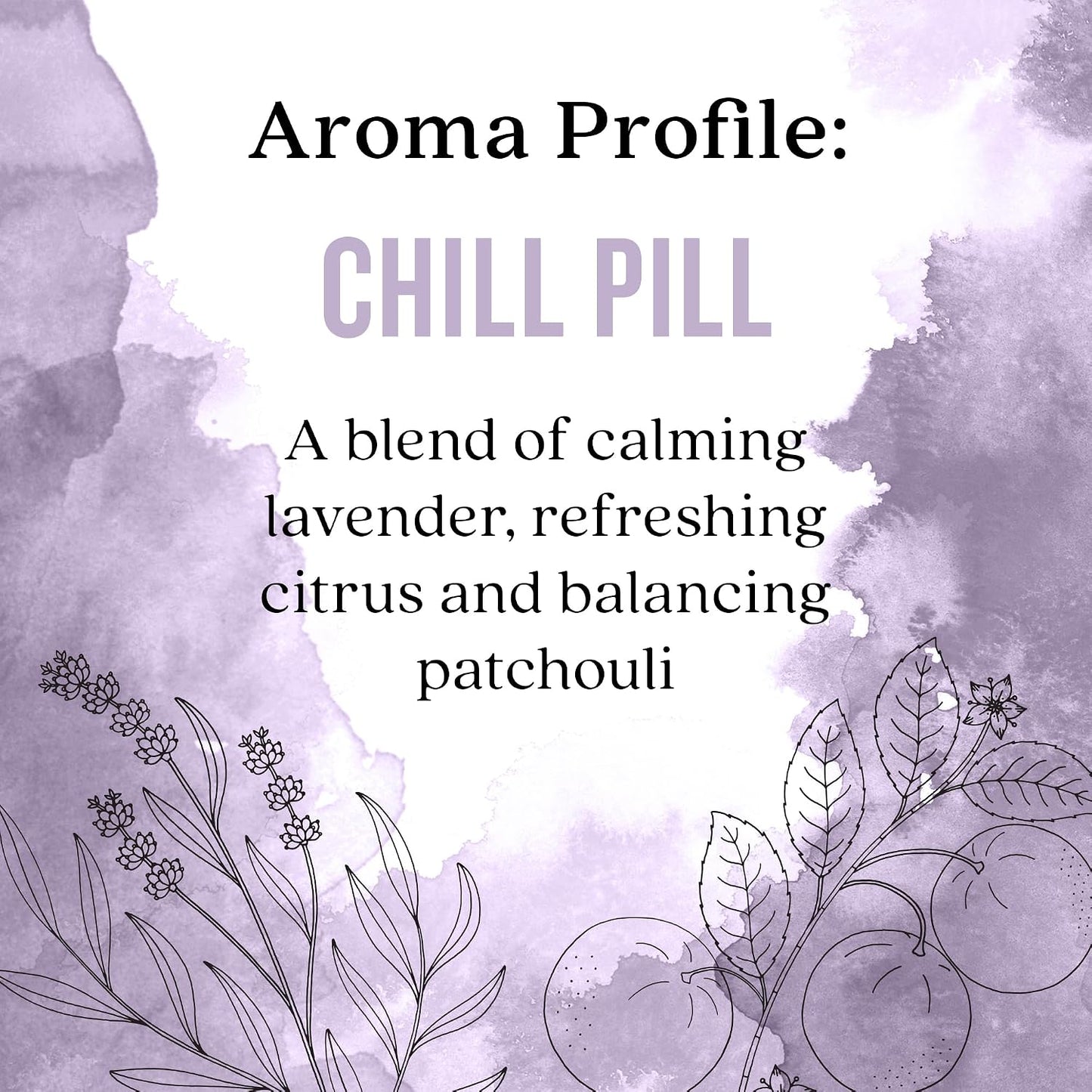 Aura Cacia Aromatherapy Mist, Chill Pill, Lavender, Sweet Orange and Patchouli Blend for Refreshing Rooms, Body Sprays, Meditation | 2 Fl Oz (Pack of 3)