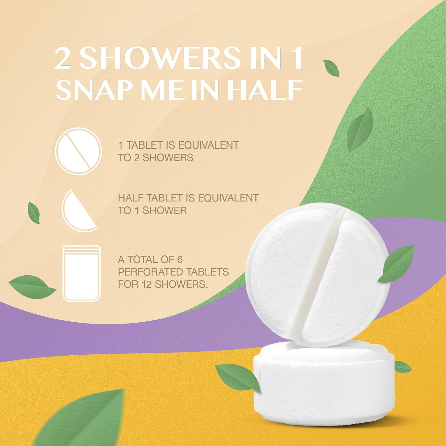 Eucalyptus Shower Steamers by Terra Essentials – 12 Showers Aromatherapy Tablets with Eucalyptus & Mint, Natural, Made in USA, Stress Relief & Relaxation Gift