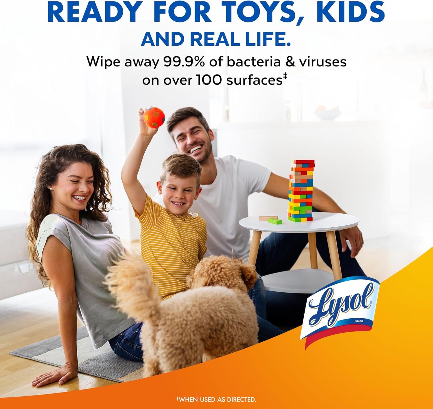 LYSOL Disinfecting Wipes, All Purpose Cleaner, Multi-Surface Antibacterial Cleaning Wipes, Household Cleaning Supplies, Dorm Essentials, Lemon + Crisp Linen + Mango & Hibiscus Scent, 80 ct. (3 Pack)