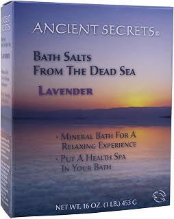 Ancient Secrets Bath Salts From The Dead Sea, Lavender, 16 Ounce