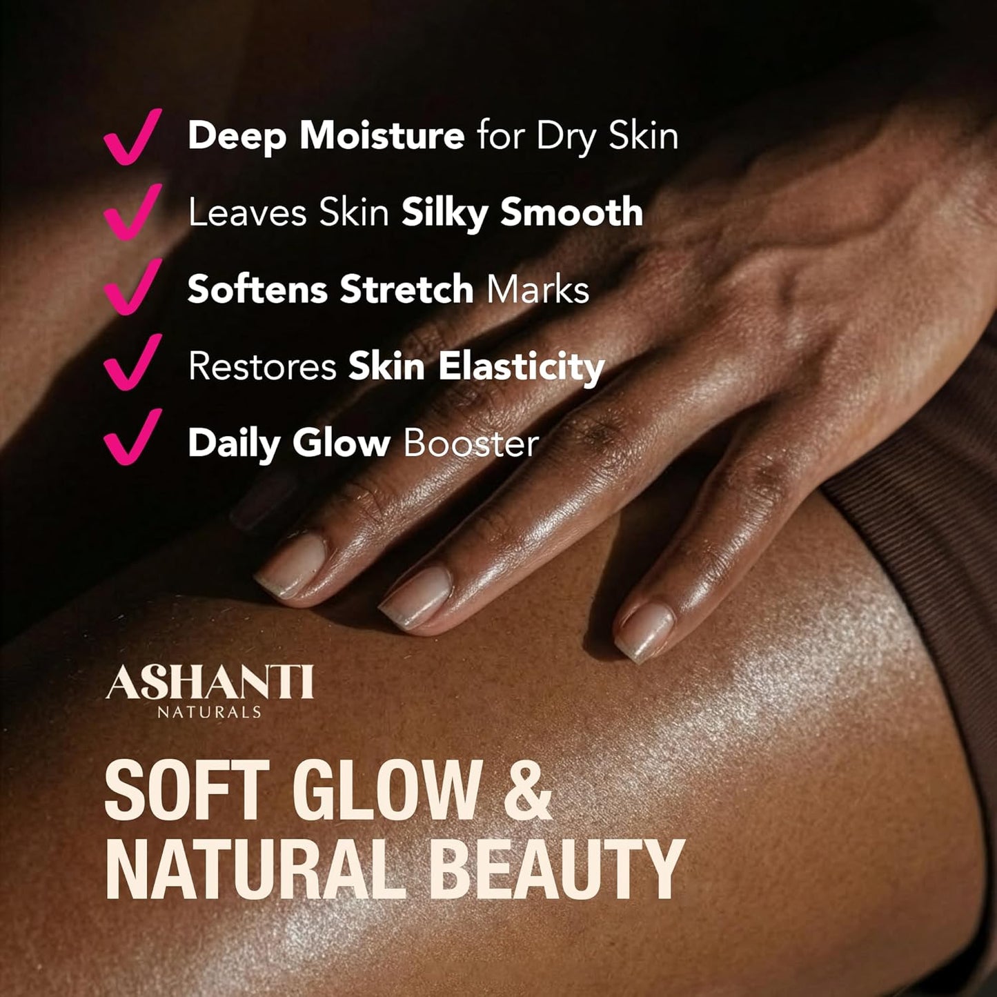 Ashanti Naturals Pure Shea and Sweet Almond Oil for Hair and Skin | Moisturizing Body Oil for Dry Skin, Scalp and Hair [Fragrance: Pink Kisses, 4 oz]