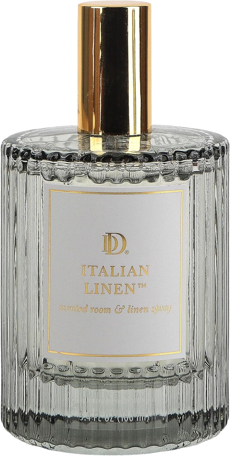 Darsee & David Room & Linen Sprays, 3.4 Ounces (Grey, Italian Linen)