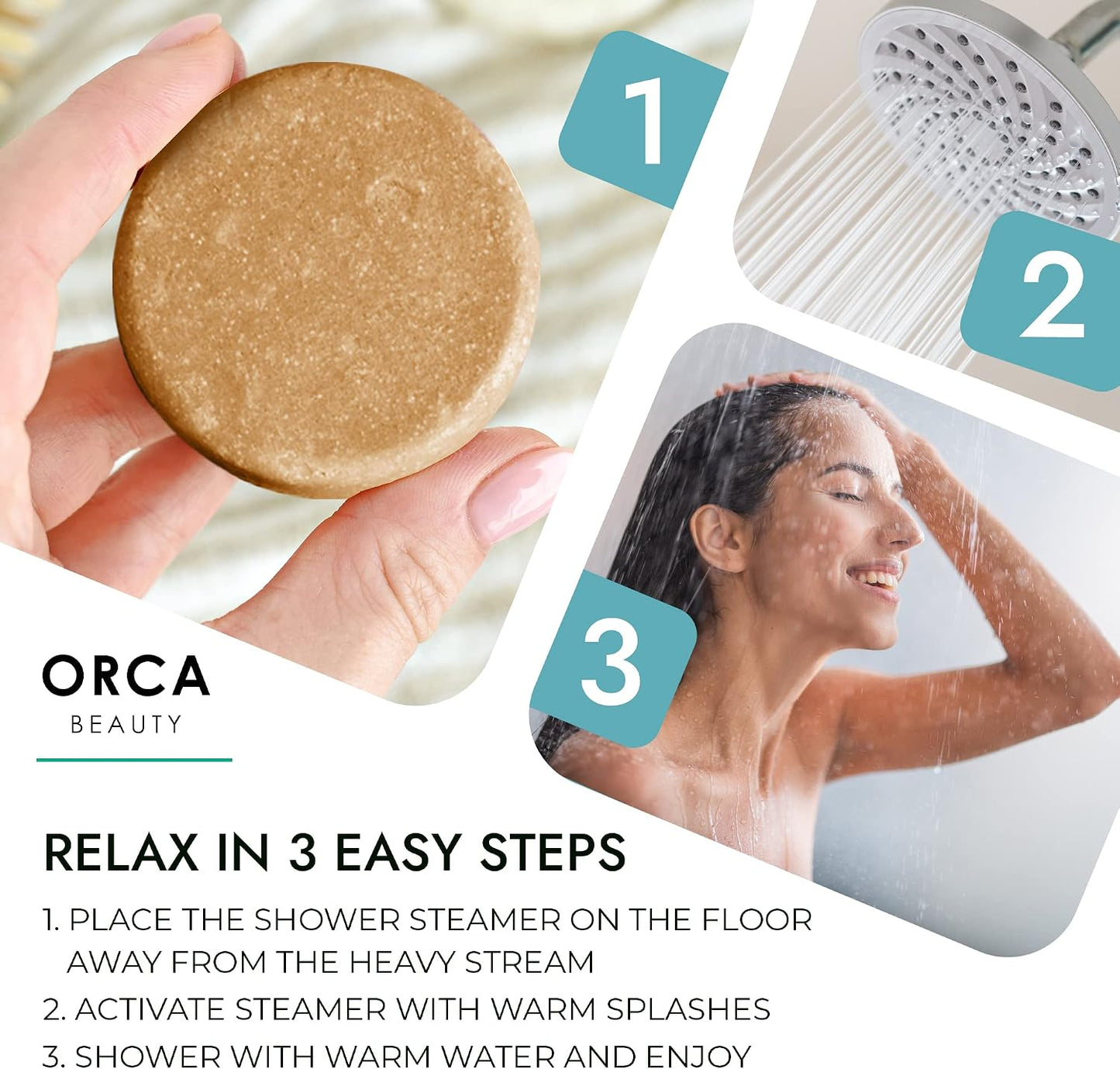 Shower Steamers Aromatherapy - Relaxation Gifts for Women, Shower Bombs, Unique Spa Gifts Shower Tablets, Stocking Stuffers for Women & Men (Energizing Scent 8PC)