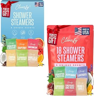 Cleverfy Shower Steamers Aromatherapy for Women and Men – 6 x 18 Pack