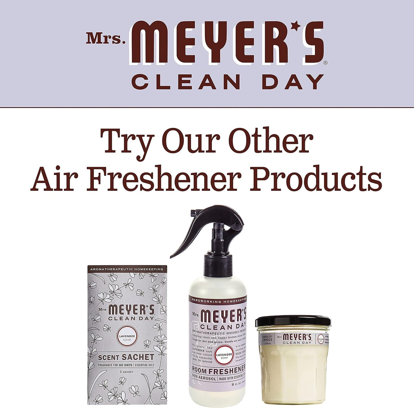Mrs Meyers Clean Day Room Freshener, 8 Fluid Ounce (Lavender)