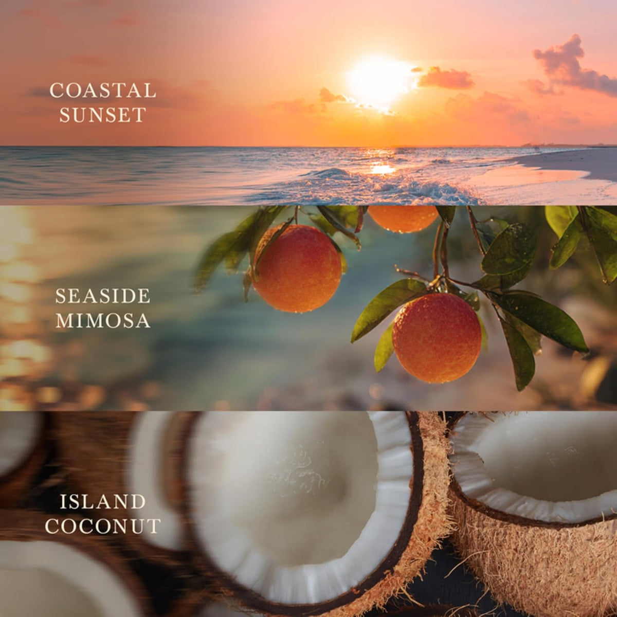 WoodWick Island Getaway Trilogy Tri-Scented Candle