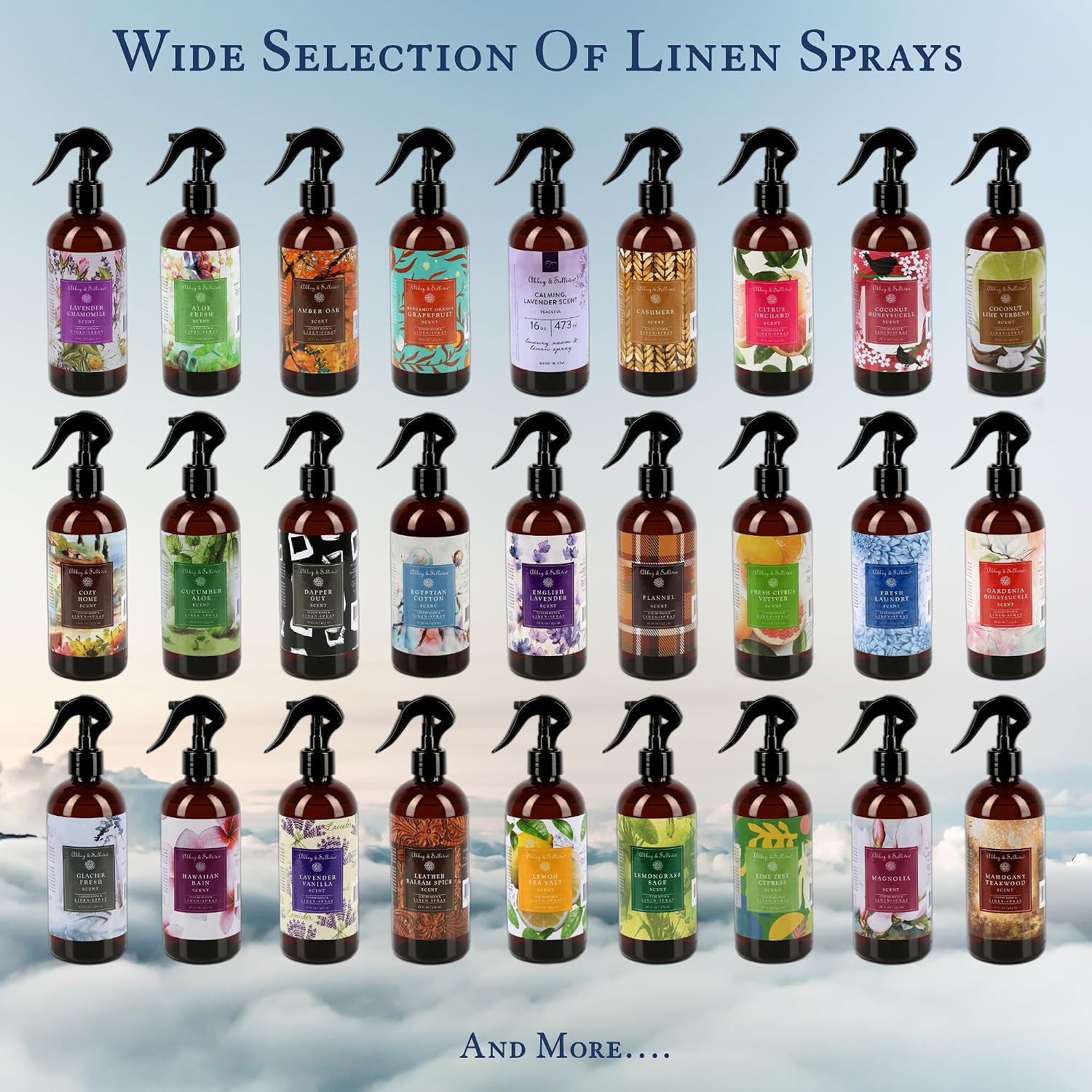 Abbey & Sullivan Linen Spray, Sun Dried Cotton, 16 oz