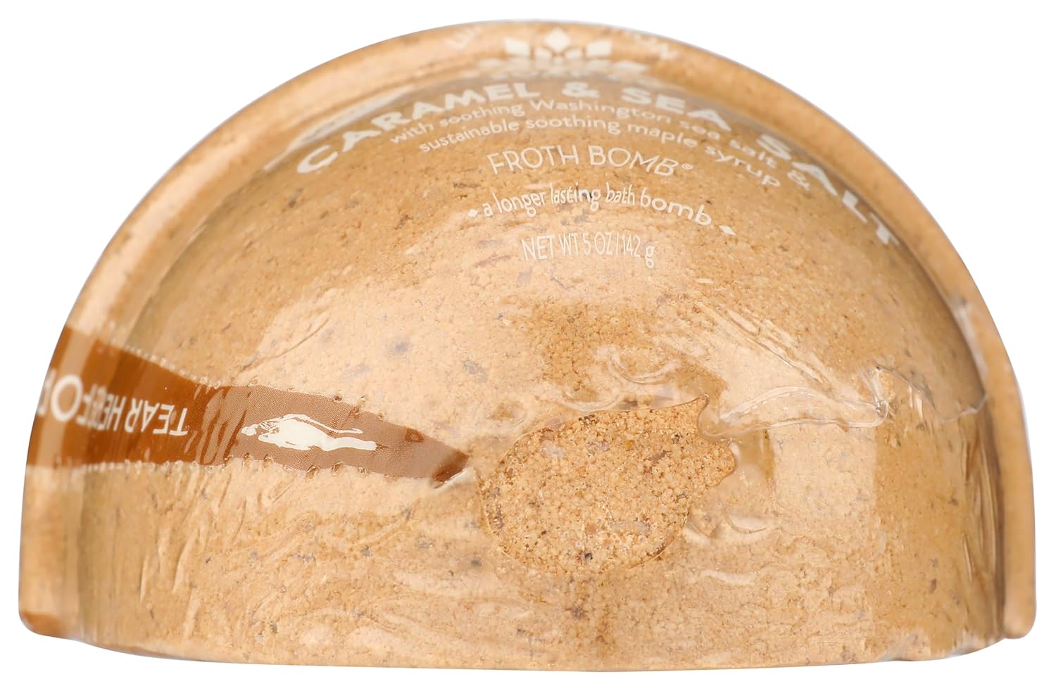 Pacha Soap Caramel & Sea Salt Froth Bomb, 4.5 OZ