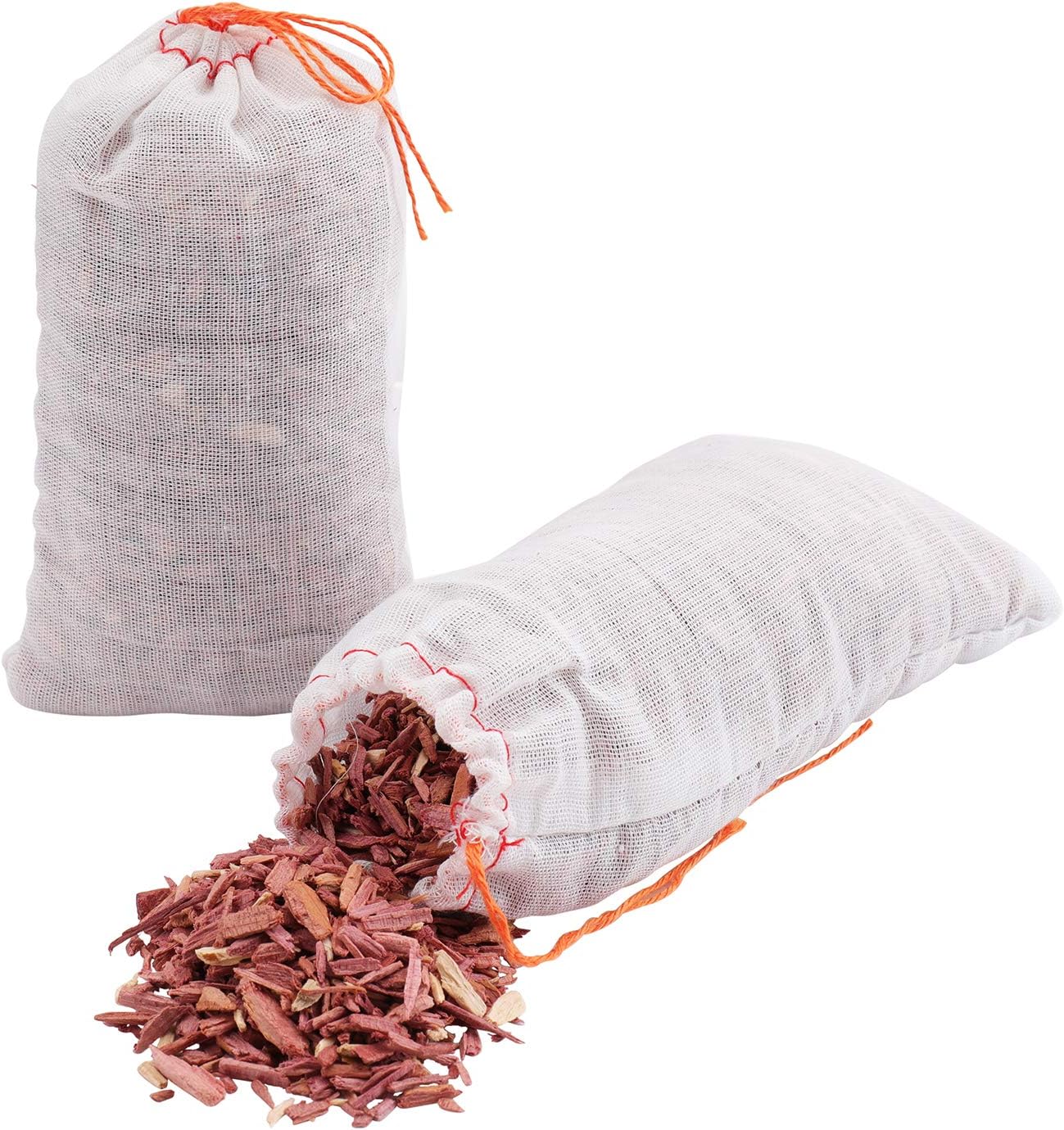 24 Pack Cedar Sachets Bags, 3.1 x 4.3 Inch Red Cedar Chips Sachets for Shoes and Clothes Storage, Fresh Scent Wood Shavings Home Fragrance Sachet for Closets and Drawers