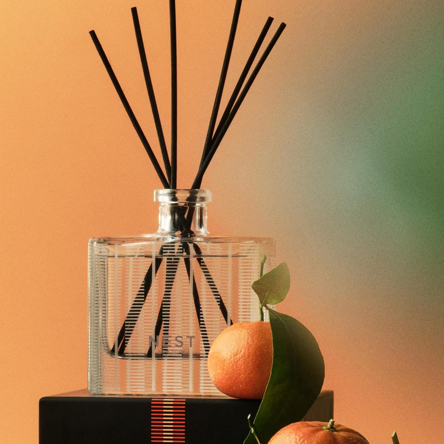 NEST New York Reed Diffuser Liquid Refill, Sicilian Tangerine - 5.9 fl oz - Fragrance for Up to 90 Days - Flame Free
