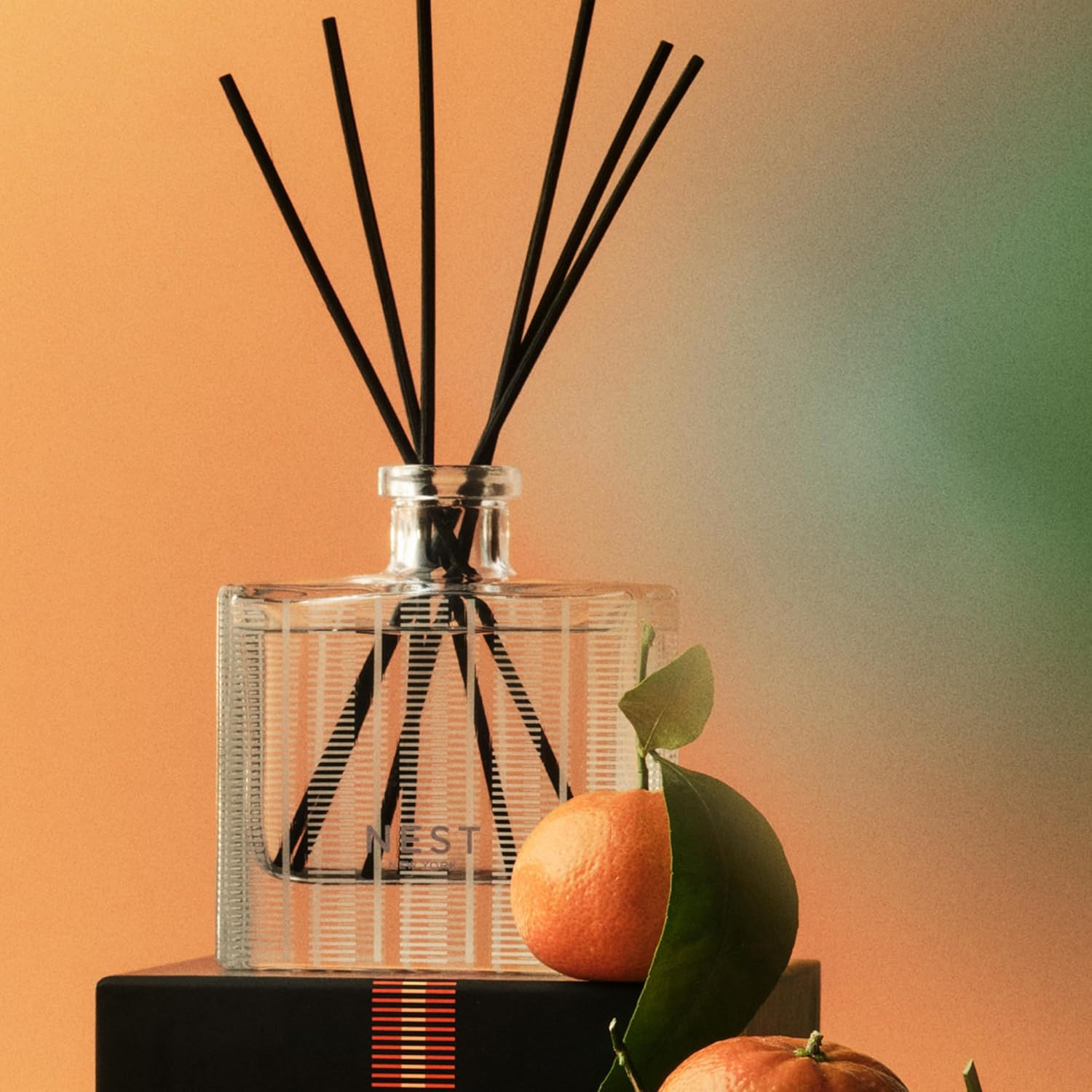 NEST New York Reed Diffuser Liquid Refill, Sicilian Tangerine - 5.9 fl oz - Fragrance for Up to 90 Days - Flame Free