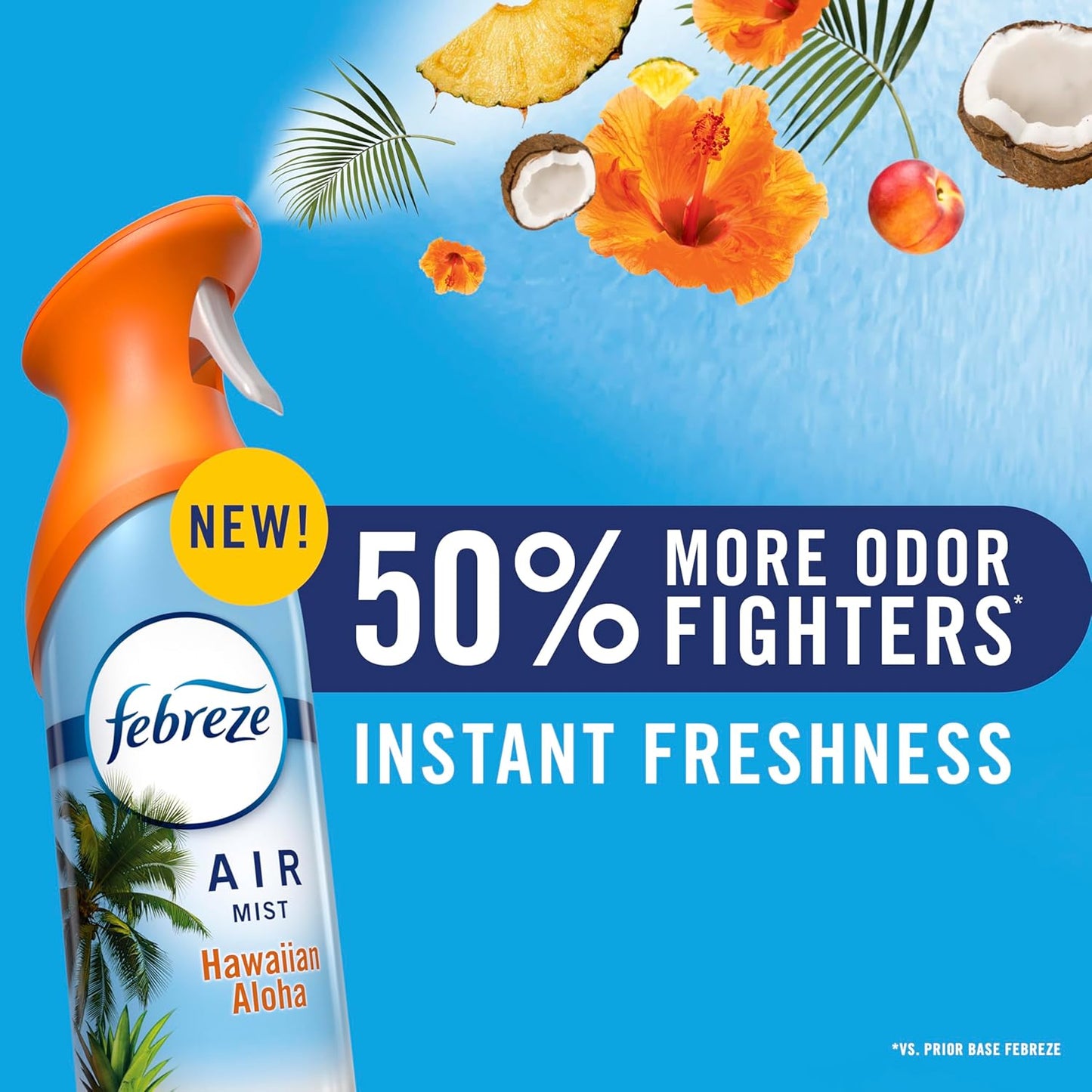 Febreze Air Mist, Air Freshener Spray, Odor Fighting Room Spray, Deodorizer for Home Bathroom Kitchen Office Apartment Dorm Room Classroom, Gain Original Scent, 8.1oz, (Pack of 2)