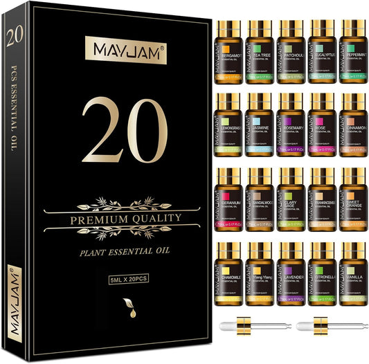 MAYJAM Tea Tree 20 Pcs Pure Essential Oil Gift Set