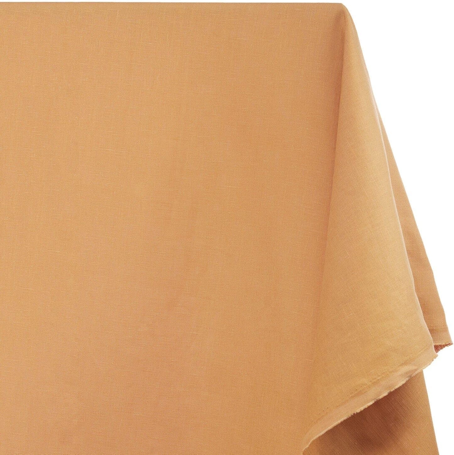 Linen Fabric 60" Wide Natural 100% Linen by The Yard (1 Yard, Mist Gold)