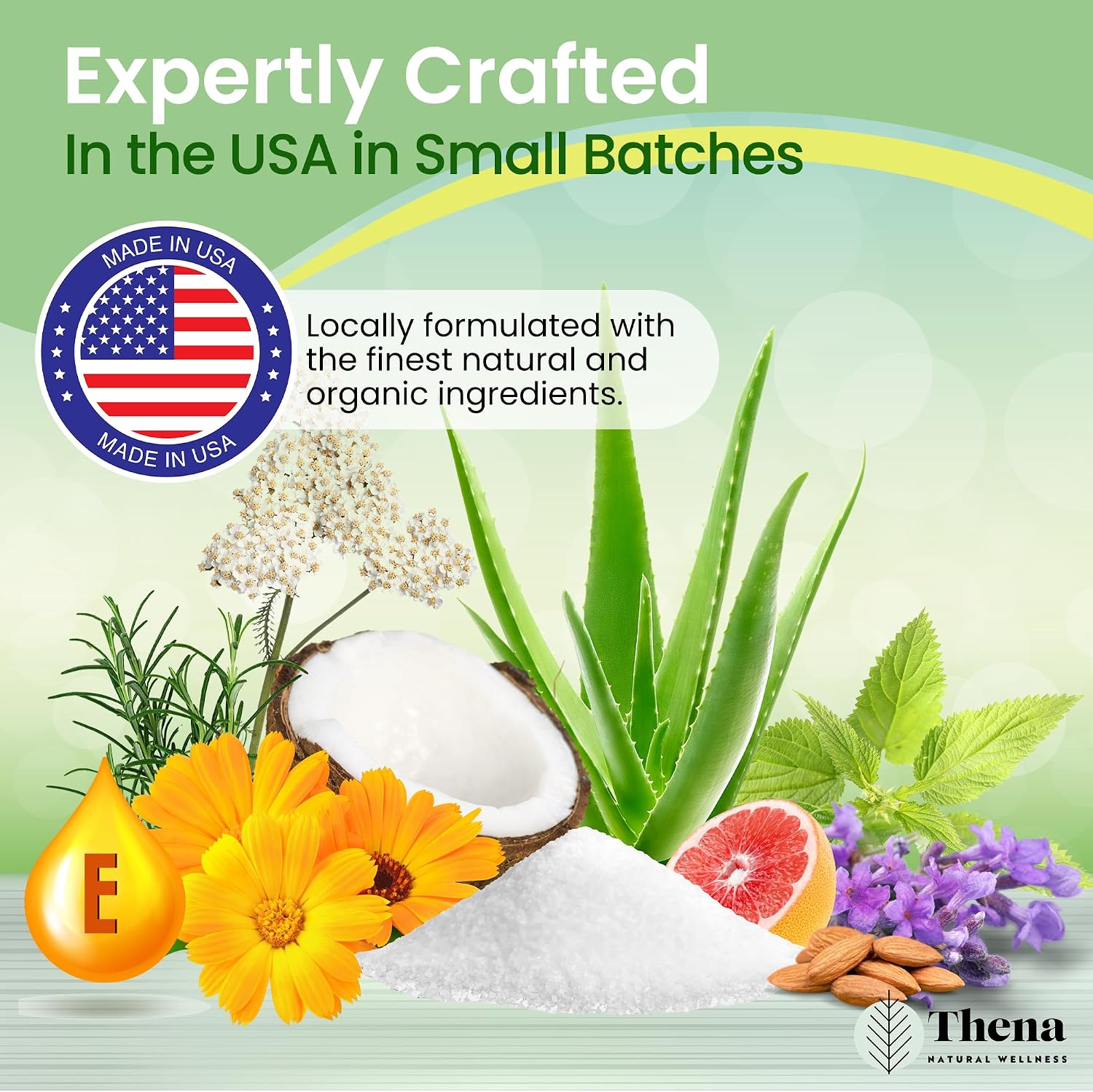 Best Organic Sitz Bath Soak Postpartum Care and Post Partum Essentials, Natural Hemorrhoid Treatment for Women & Moms with Epsom Dead Sea Salt Witch Hazel, Sitz Bath for Toilet, Thena