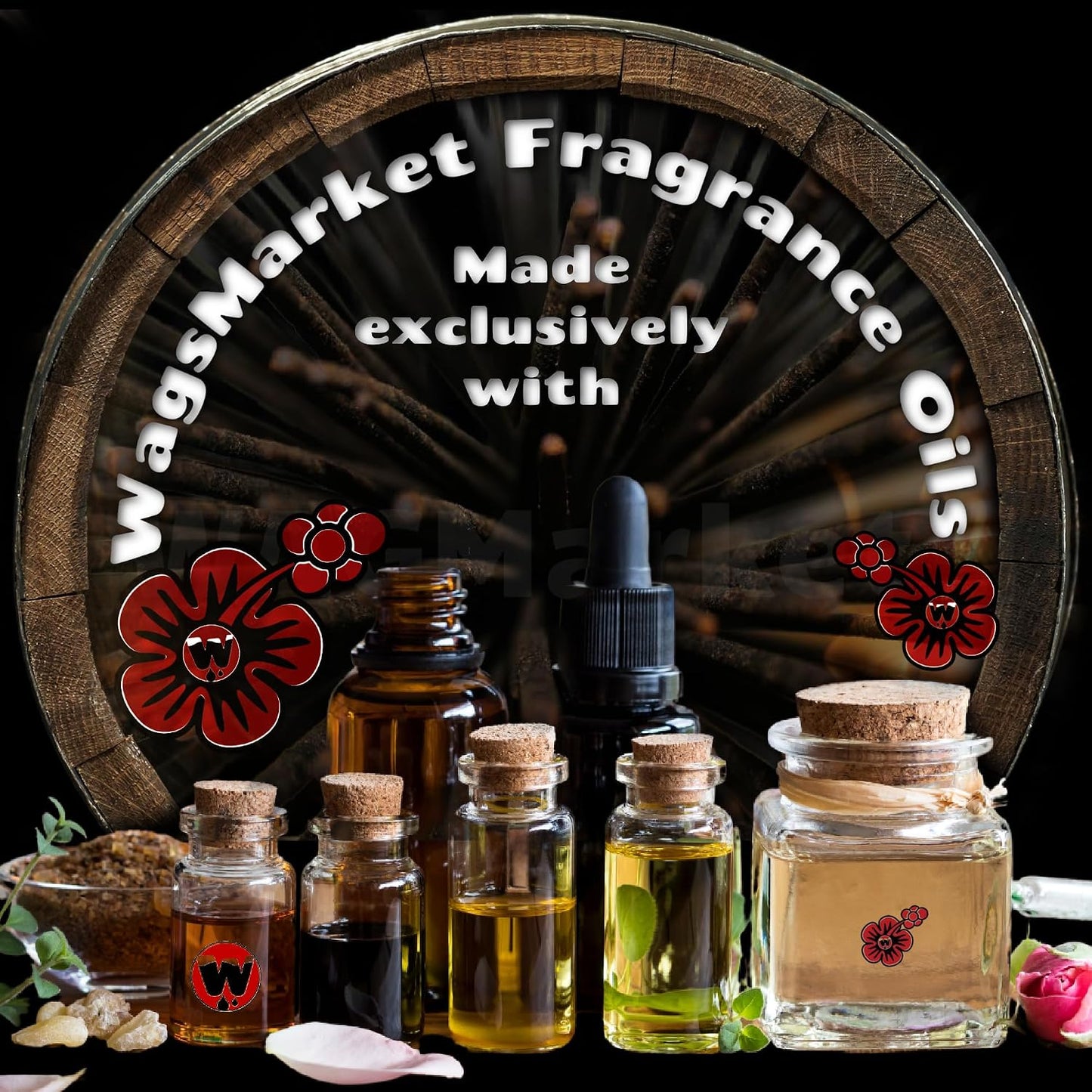 WagsMarket Premium Hand Dipped Incense Sticks, You Choose The Scent. 100-11in Sticks. (Sandalwood)