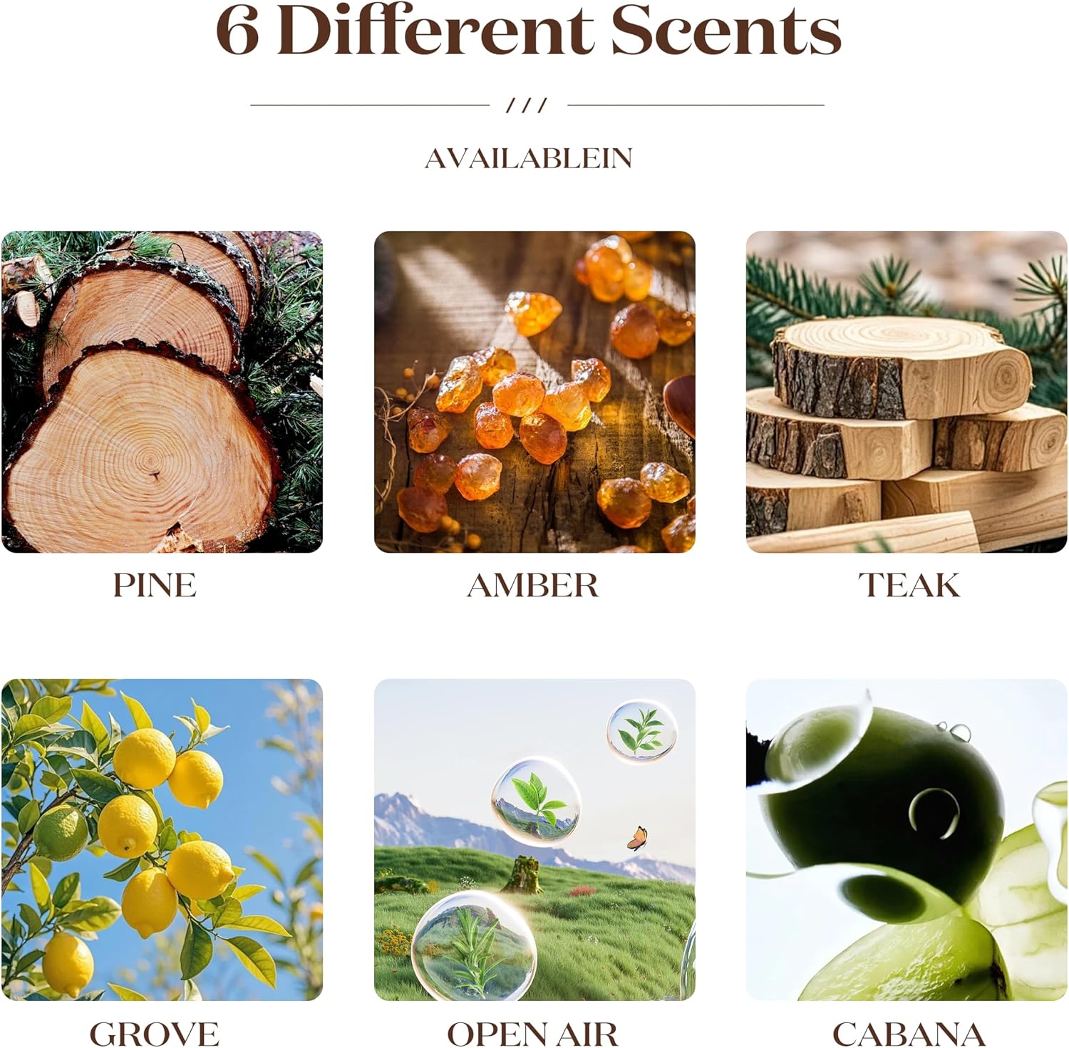 Car Air Freshener, Wood Car Freshener Vent Clip, Natural Wooden Car Diffuser, Long Lasting Odor Eliminator, Refillable Car Freshener – Lavender Car Air Freshener