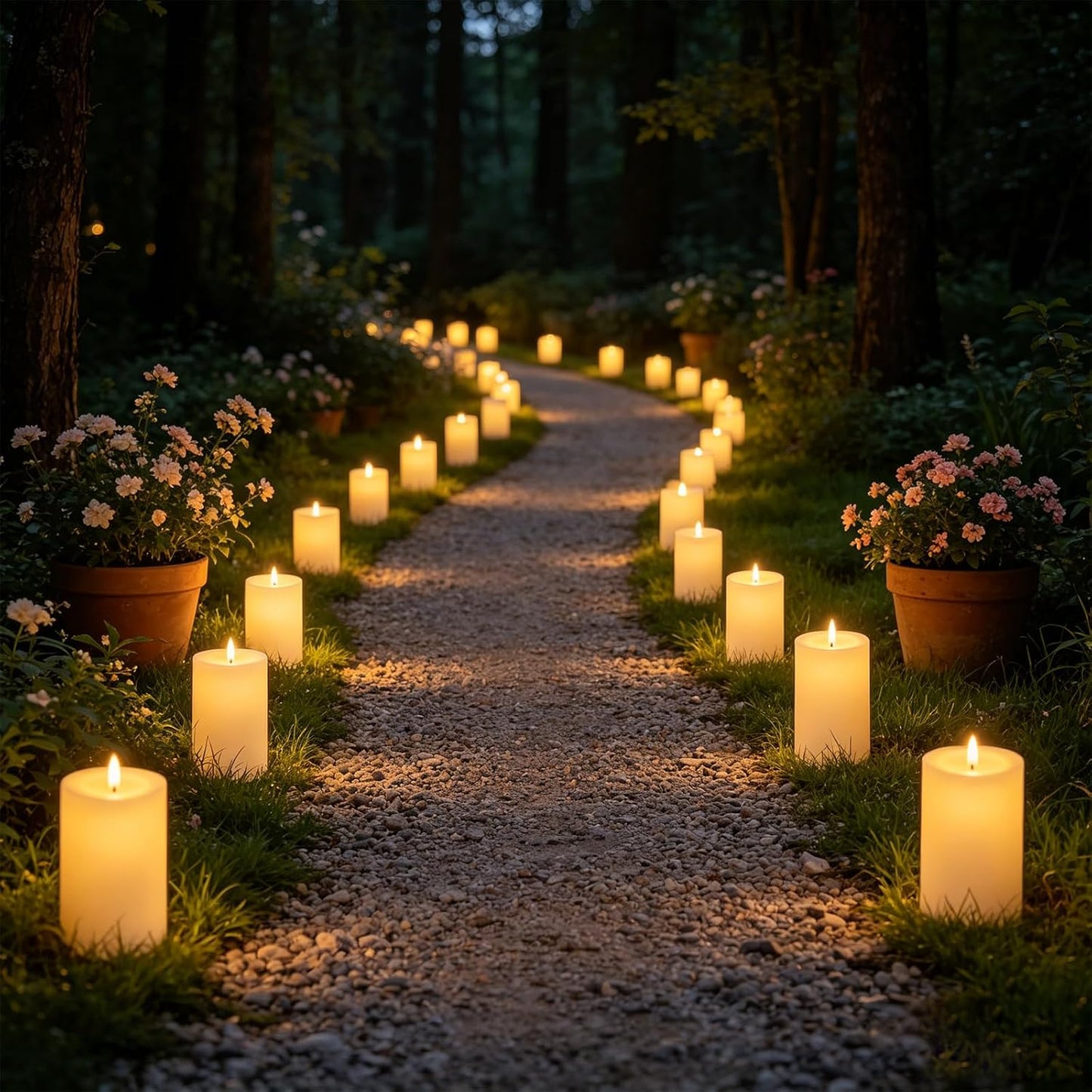 Sasigeiaa Flameless Candles with Remote - 9 Pack Battery Operated LED Fake Candles, Ivory (D3 x H3/4"/5"/6"/7" Assorted) for Festival, Home, Party Decor