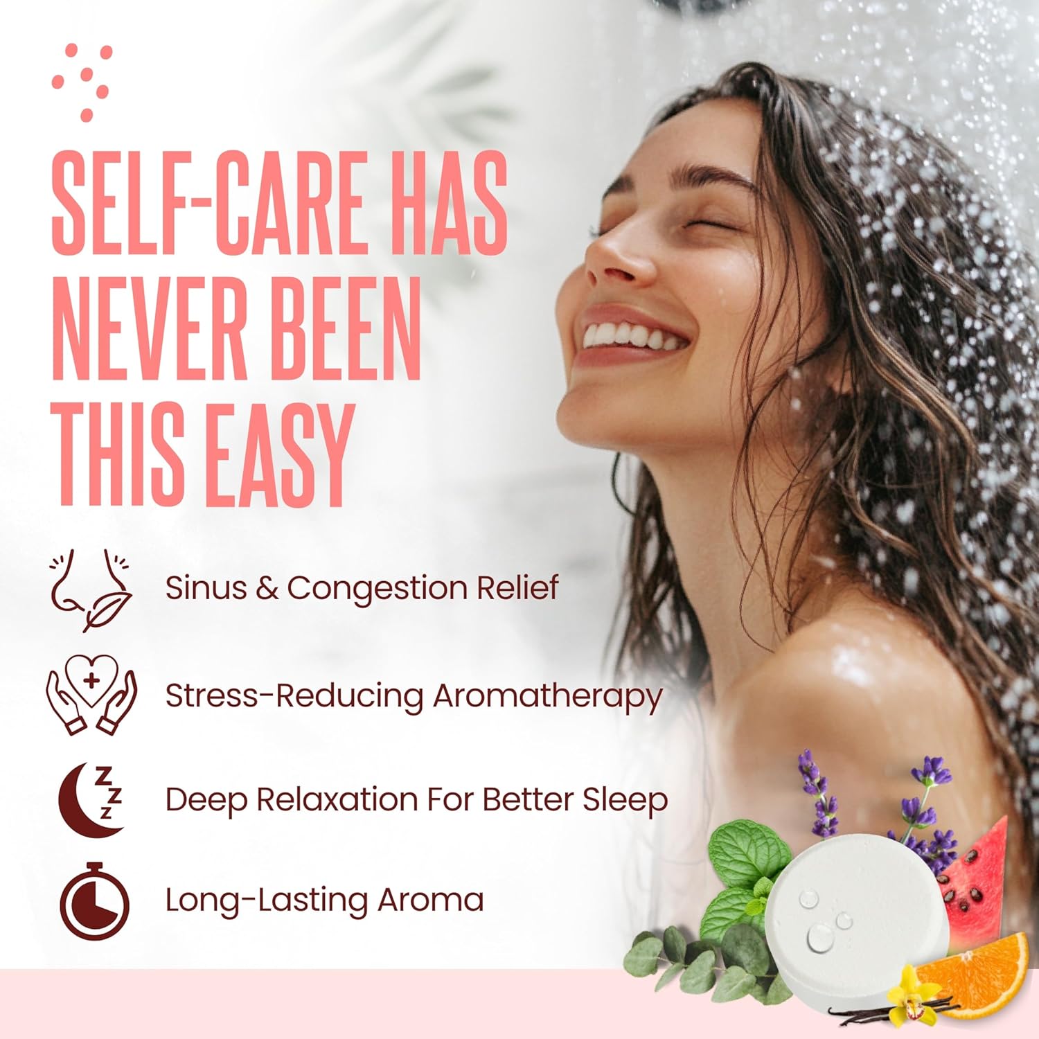 Cleverfy Shower Steamers Aromatherapy - Birthday Gifts for Women, Mom, Wife, Grandma, Her, Best Friend, Daughter, Sister, Teens & Girlfriend - 18 Tablets