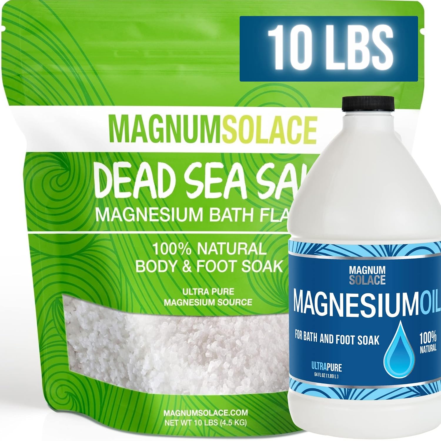 Pure Magnesium Oil & Magnesium Bath Flakes