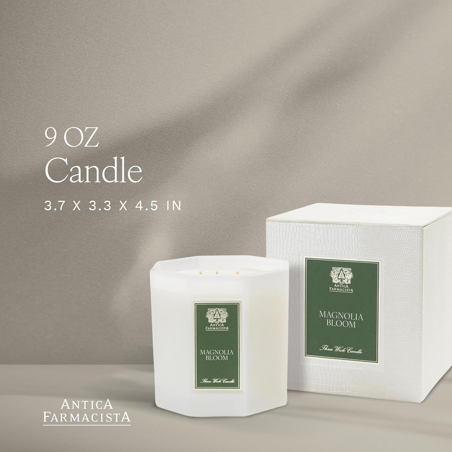 Antica Farmacista Luxury Scent Candle - Decorative Home Candle - Long-Lasting & Premium Scented - Luxury Gift - Magnolia Bloom, 9 oz