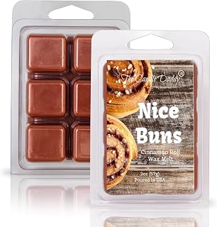 Nice Buns - Sticky Cinnamon BUN Scented Wax MELT - Funny 1 Pack - 2 Ounces - 6 Cubes