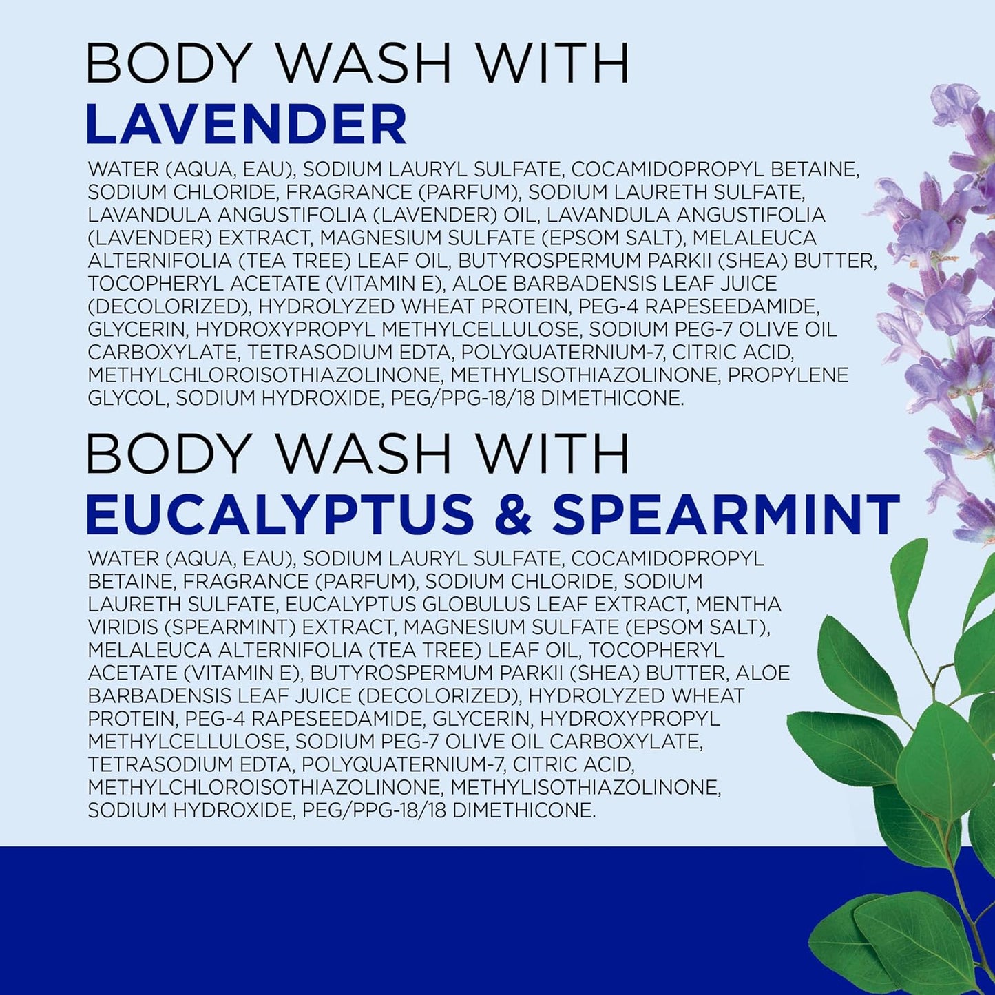 Dr Teal's Body Wash with Pure Epsom Salt, Lavender & Eucalyptus, 24 fl oz (Pack of 2)