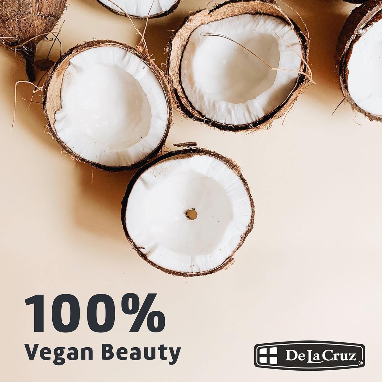 De la Cruz Coconut Oil - Expeller Pressed Coconut Oil for Skin and Hair - Natural Moisturizer for Skin and Hair - 2.2oz