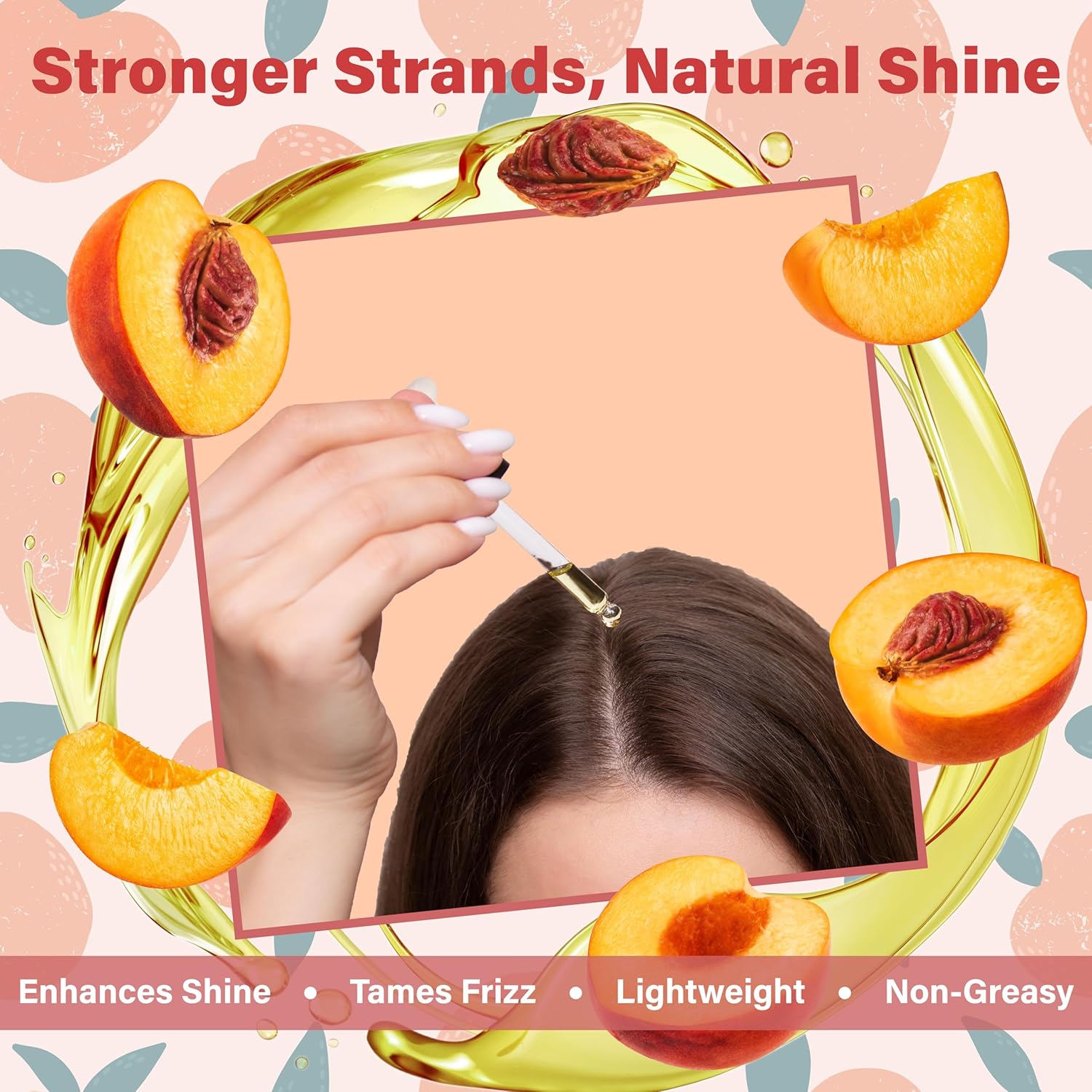 Plant Guru Peach Kernel Oil 8 fl. oz. Cold Pressed 100% Pure & Natural Carrier – Ideal for Skin, Face, Body, and Hair Moisturizer. Great for DIY Creams, Lotions, and Lip Balms.