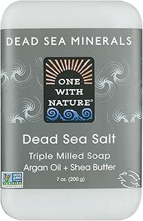 One With Nature Dead Sea Salt Bar Soap, 7 OZ