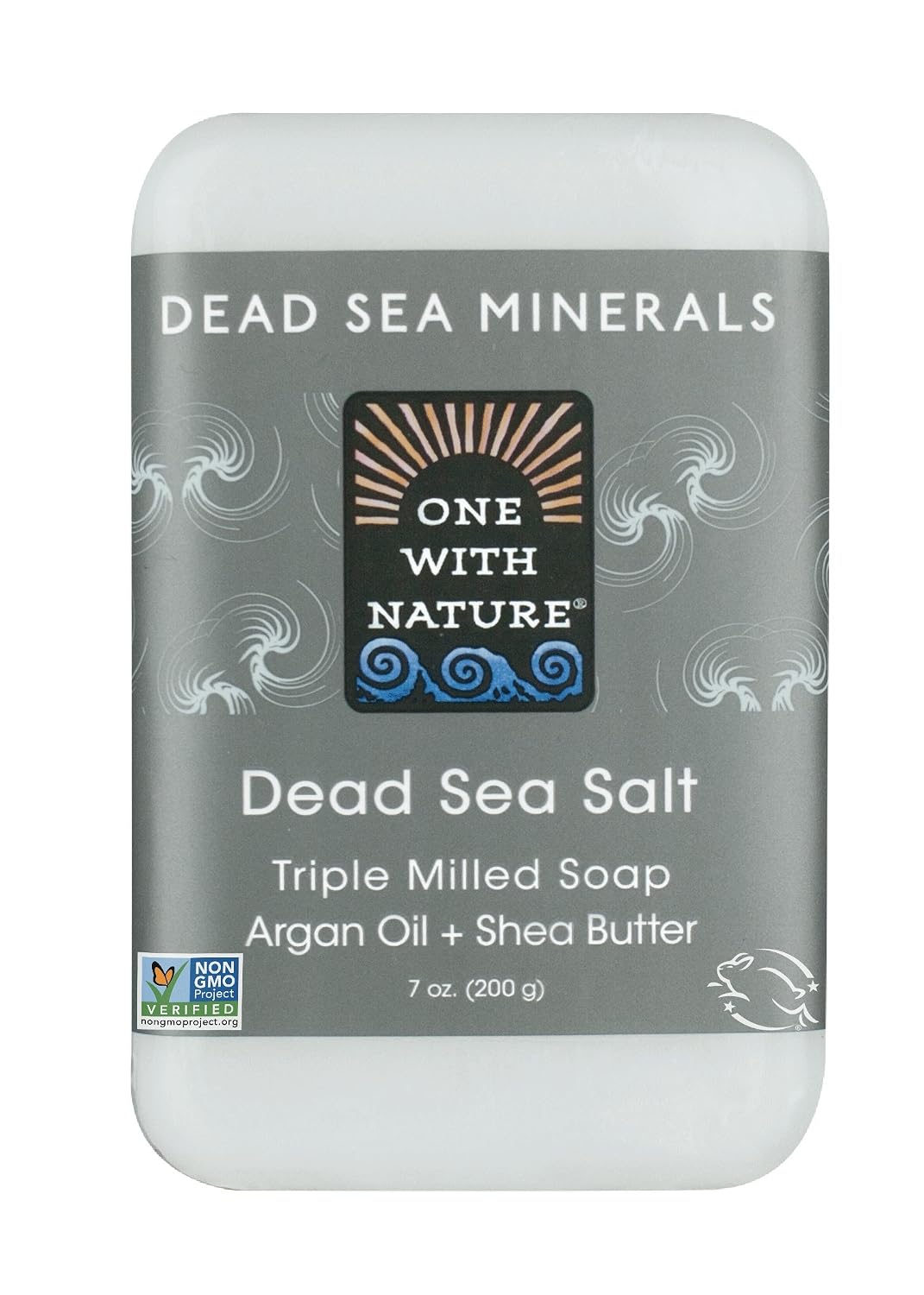 One With Nature Dead Sea Salt Bar Soap, 7 OZ