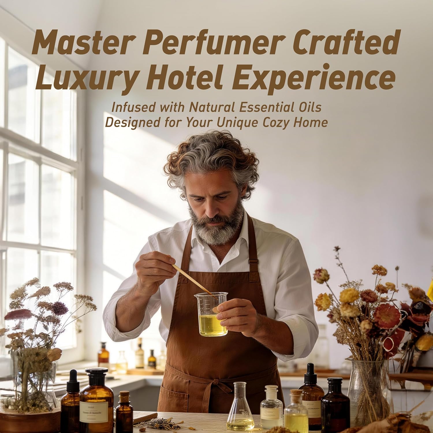 Morning Citrus Scent Reed Diffuser Refill Set 13.53 fl oz with 6 Sticks,【Wake Up Your Space】 Luxury Natural Long Lasting Home Fragrance Oil Air Freshener for Living Room and Kitchen