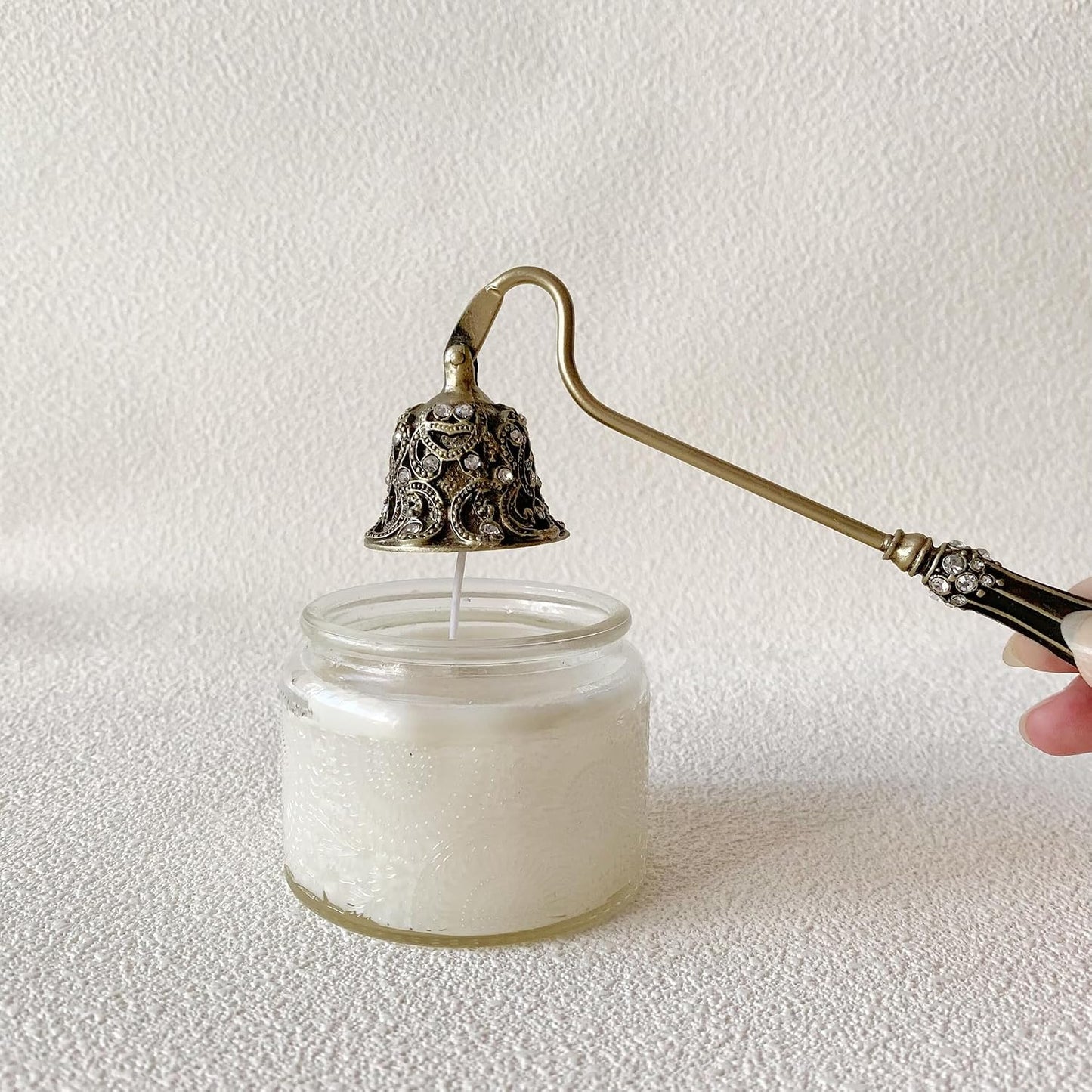 Candle Snuffer, Unique Candle Extinguisher Snuffer, Decorative Candle Extinguisher Metal Candle Tool