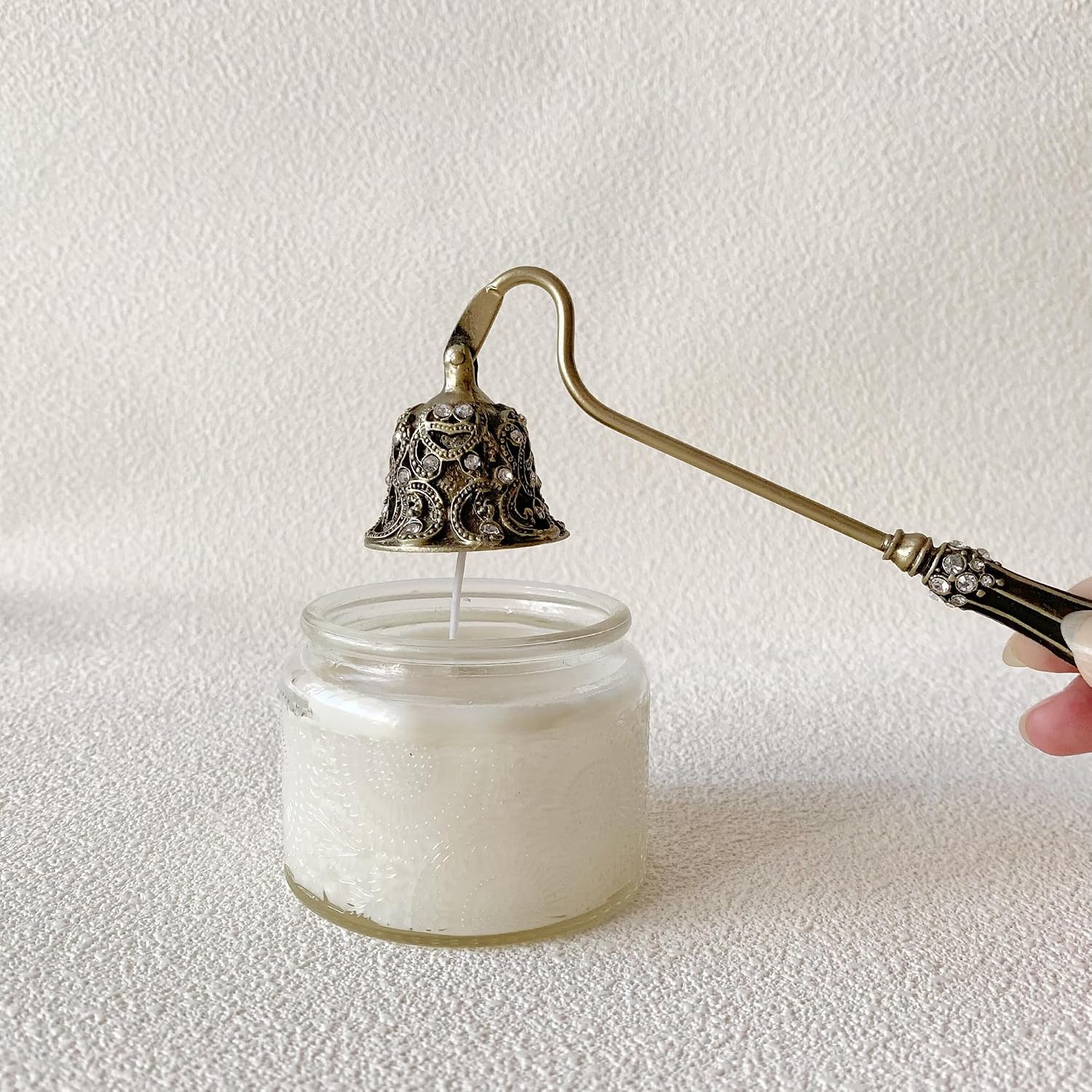 Candle Snuffer, Unique Candle Extinguisher Snuffer, Decorative Candle Extinguisher Metal Candle Tool
