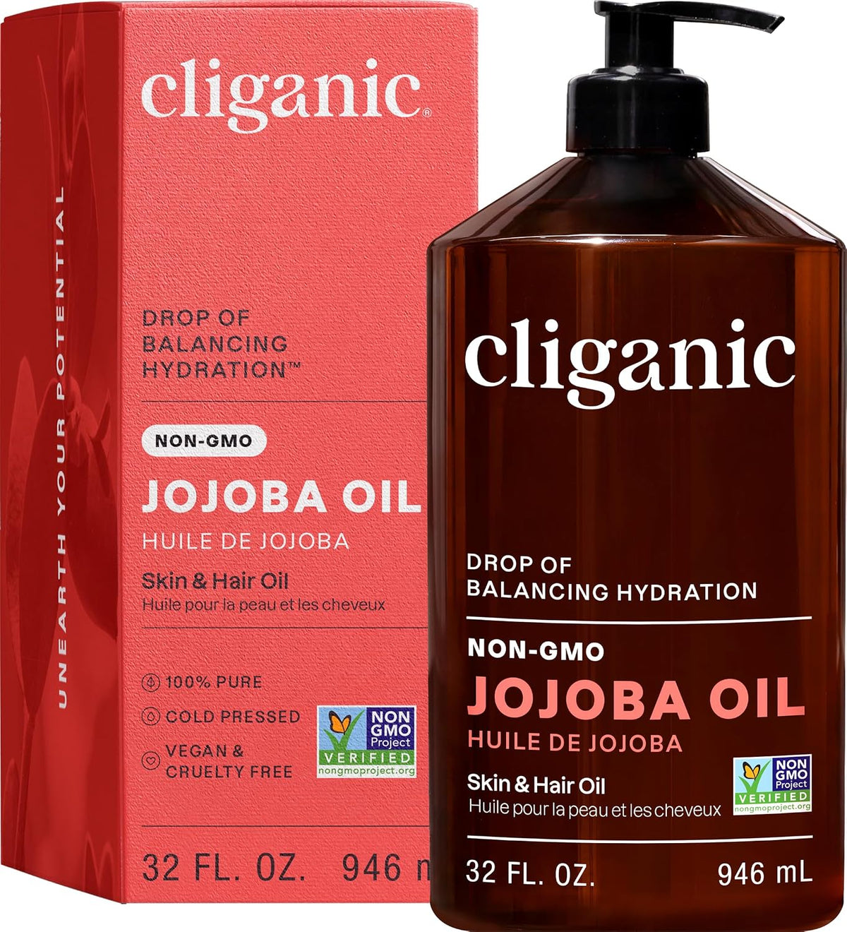Cliganic Jojoba Oil Non-GMO