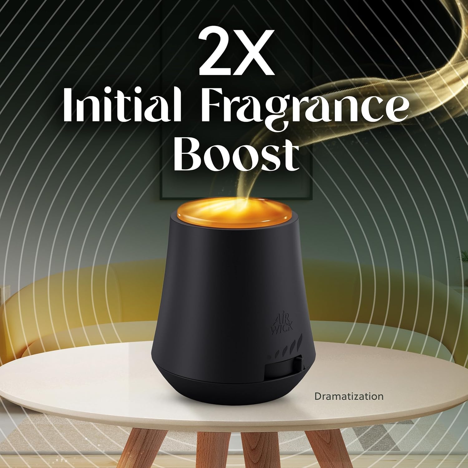Air Wick Essential Mist Starter Kit (Diffuser + Refill), Pumpkin Spice, Fall scent, Fall spray, Essential Oils Diffuser, Air Freshener
