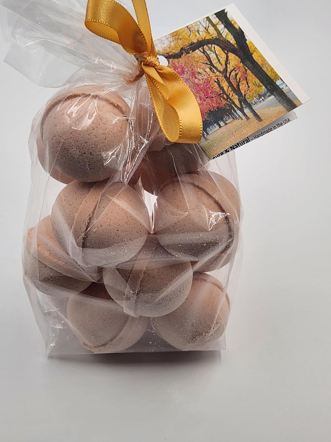 Spa Pure Pumpkin Spice Bath Bombs - USA Made with Shea Butter, Ultra-Moisturizing, Great for Dry Skin (14 Count) Pack of 1