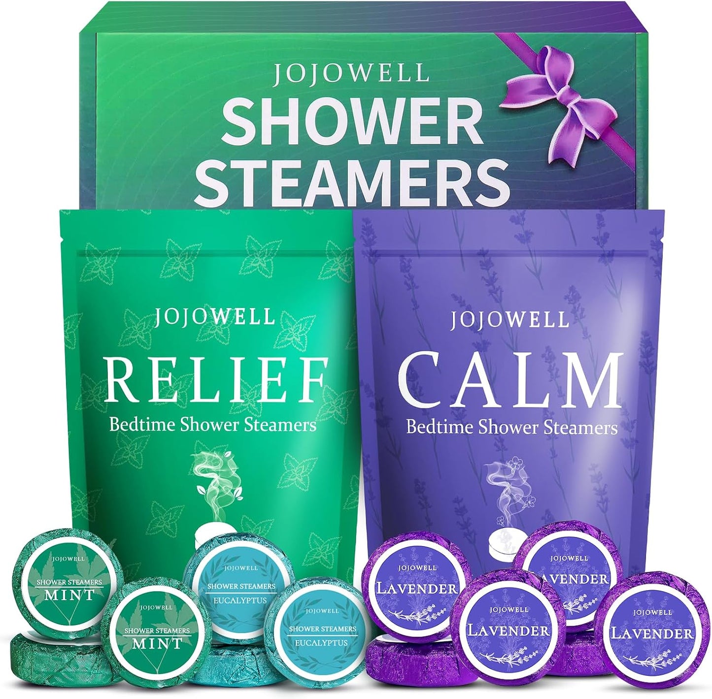 Shower Steamers Aromatherapy -12 Pack Birthday Gifts for Women Men, Mothers Day Gifts, Shower Bombs with Essential Oils, Eucalyptus for Shower, Nasal Relief, Self Care Home Spa Gifts for Mom, Her