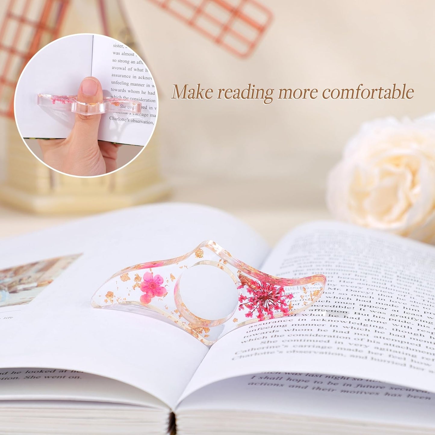 Book Lovers Gifts, Bookish Book Lover Readers Gifts for Women Basket Set of 6