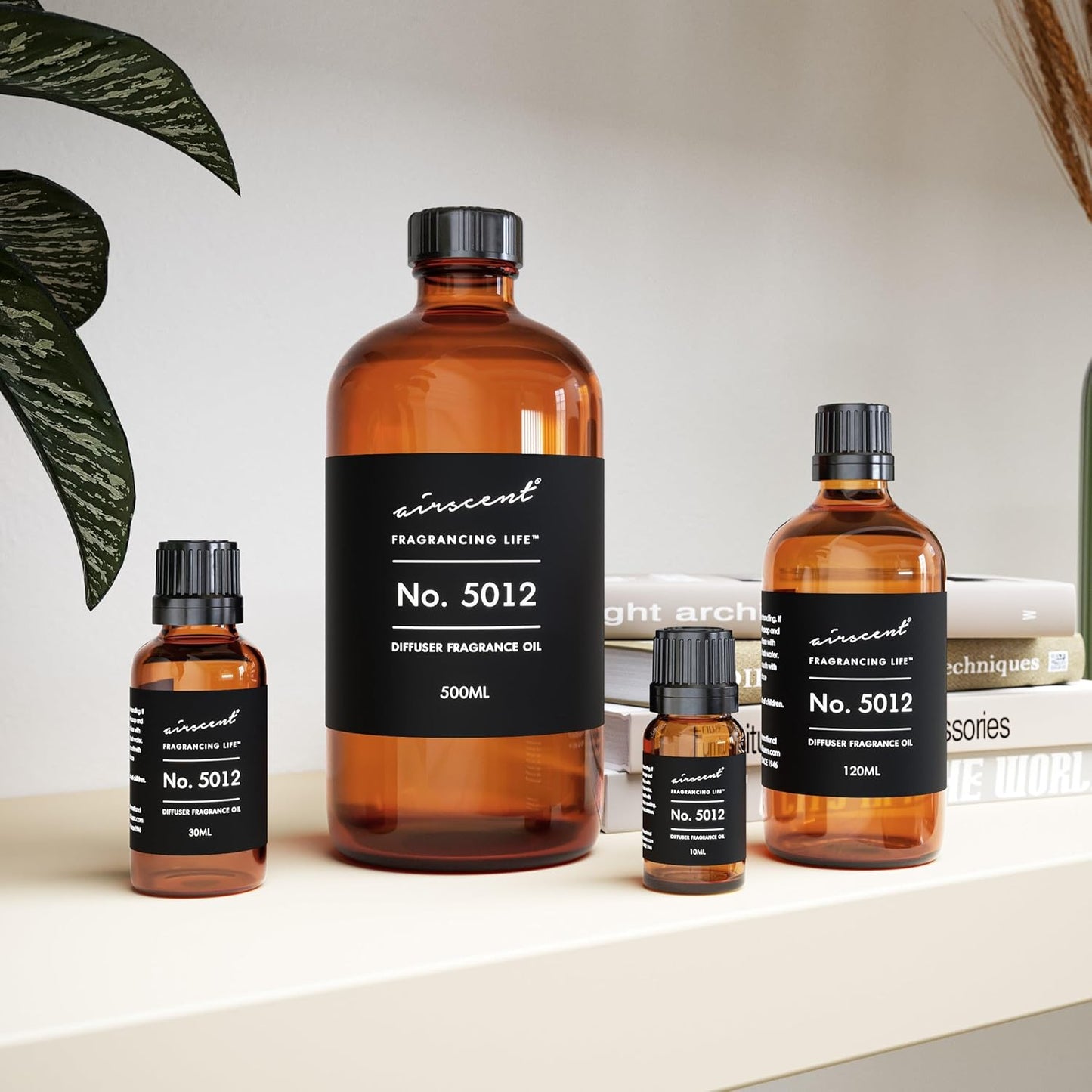 AirScent No. 5012 Perfume Dupe Diffuser Oil - Sandalwood Honey Pomelo - Premium Fragrance Oil Blend for Ultrasonic and Waterless Diffusers and Crafting - 120 mL, 4 fl oz