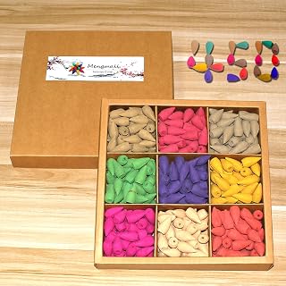 450 PCS Backflow Incense Cones 9 Kinds of Incense Cones for Waterfall