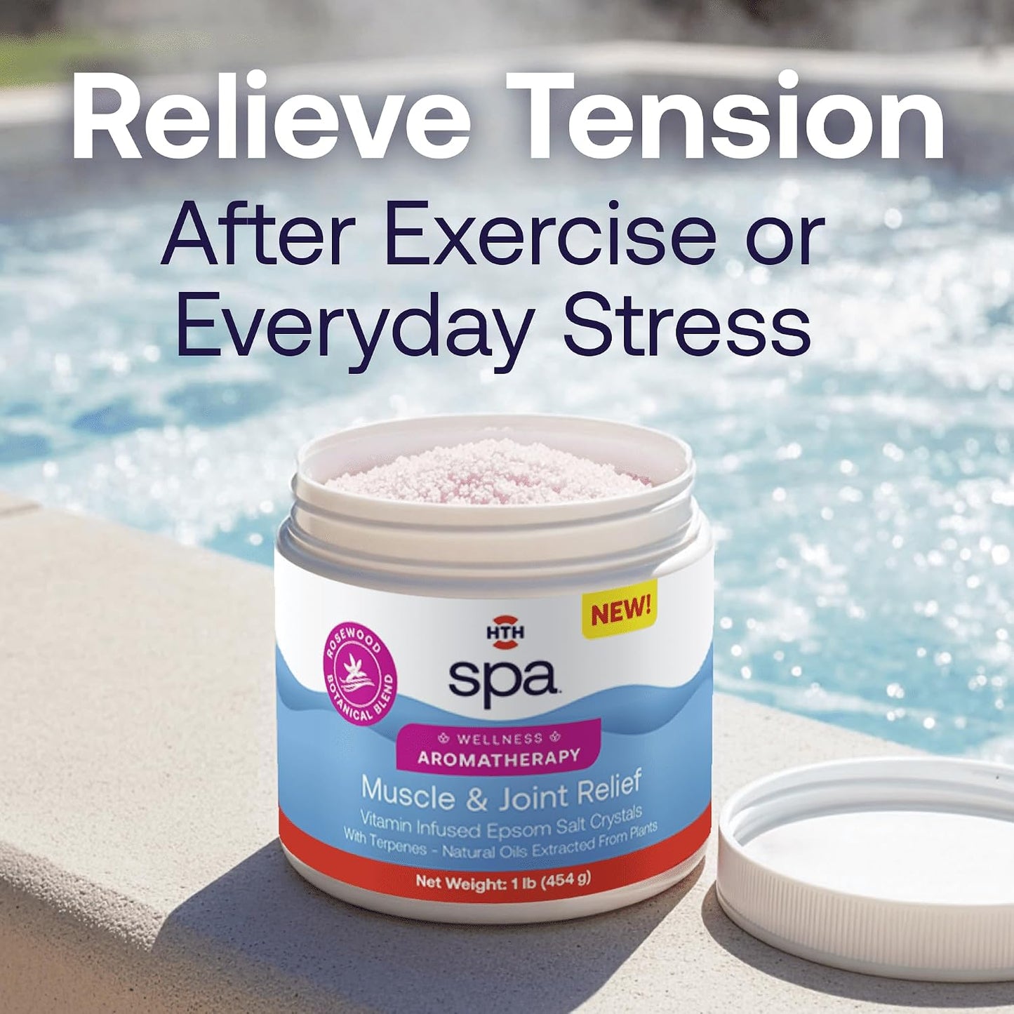 HTH Spa 86001 Wellness Aromatherapy Muscle & Joint Relief for Spas & Hot Tubs, 1lb