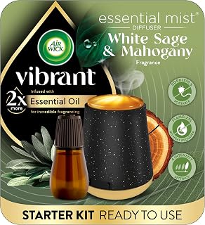 AIR WICK® Essential Mist - Vibrant Starter Kit White Sage & Mahogany 3/1 ct.