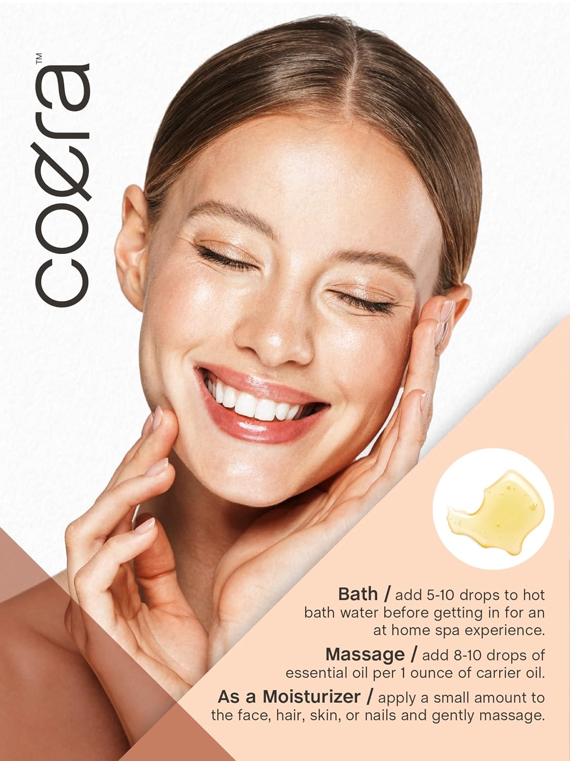 Coera Sweet Almond Oil | 4 fl oz | For Hair, Skin, Face, and Body | Cold Pressed & Hexane Free | Free of Parabens, SLS, & Fragrances